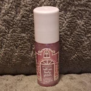 NEW Bath and Body Works Roll-On Body Glitter in Grape Goodness